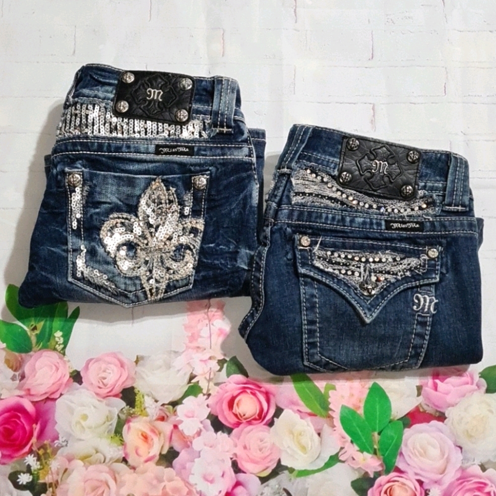 Miss Me Jeans Size 26 Lot of 2